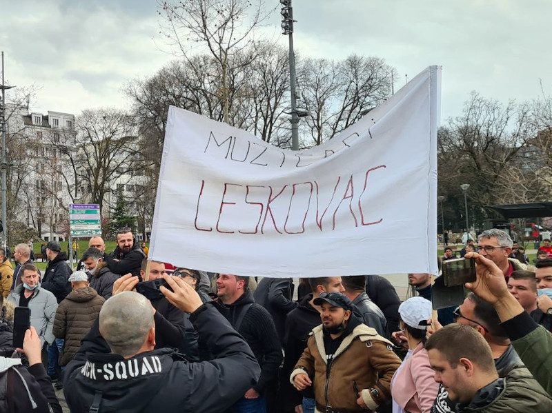 Protest muzičara - Beograd