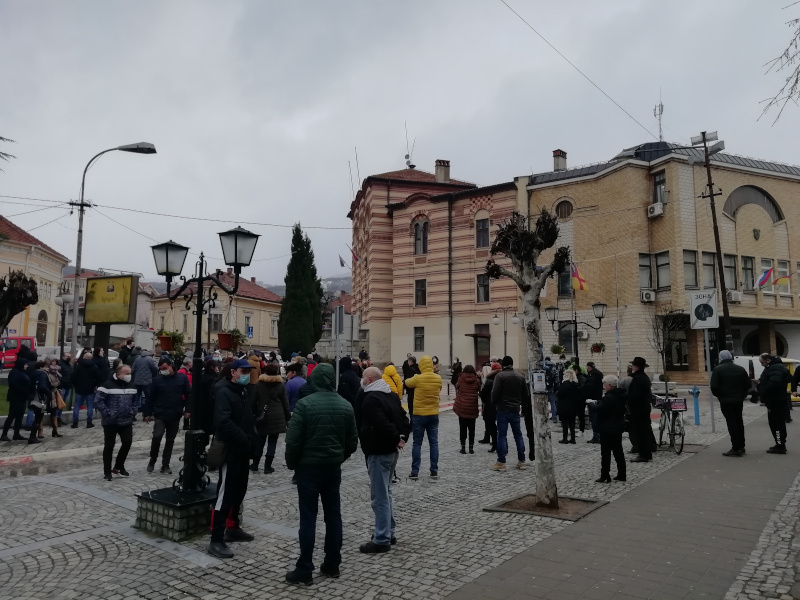 Protest malih privrednika - Vranje