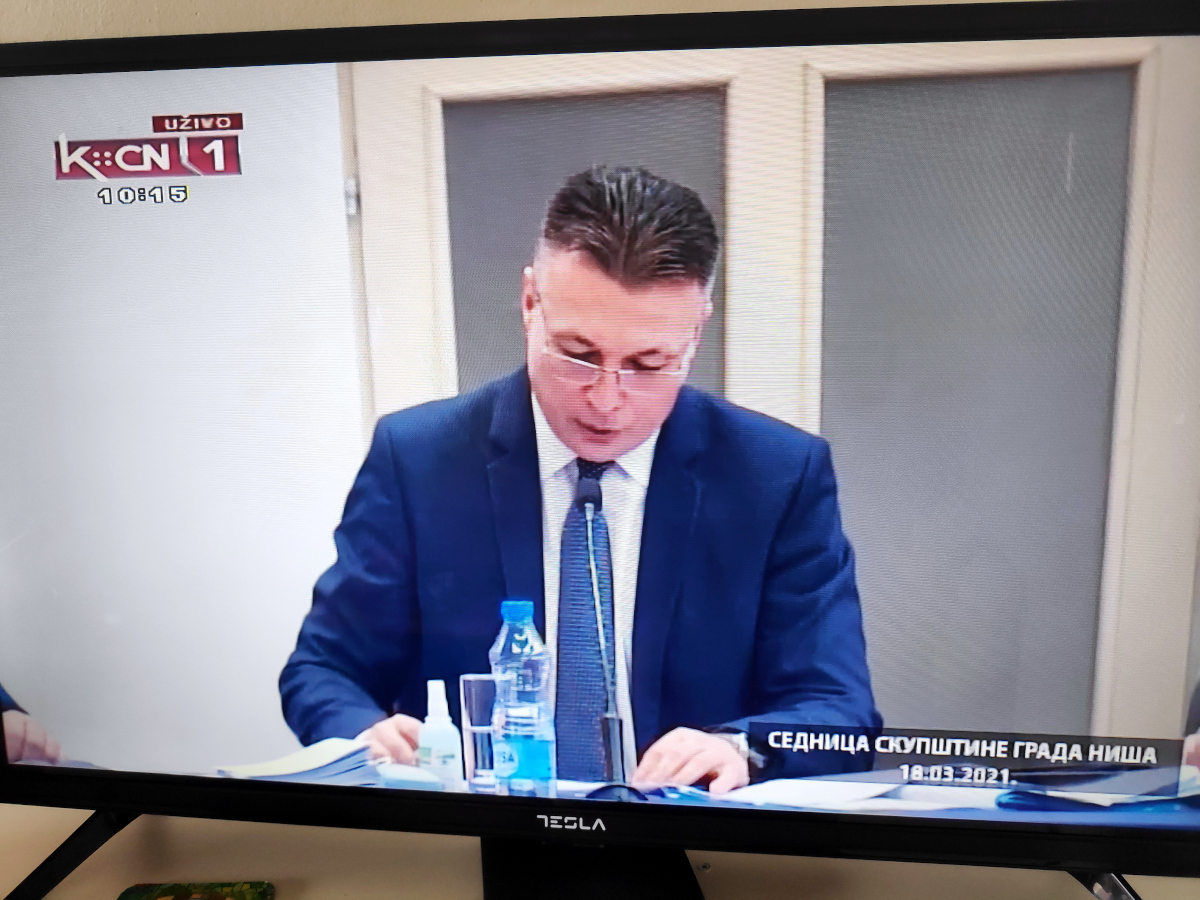 Boban Džunić Skupština; foto: JV