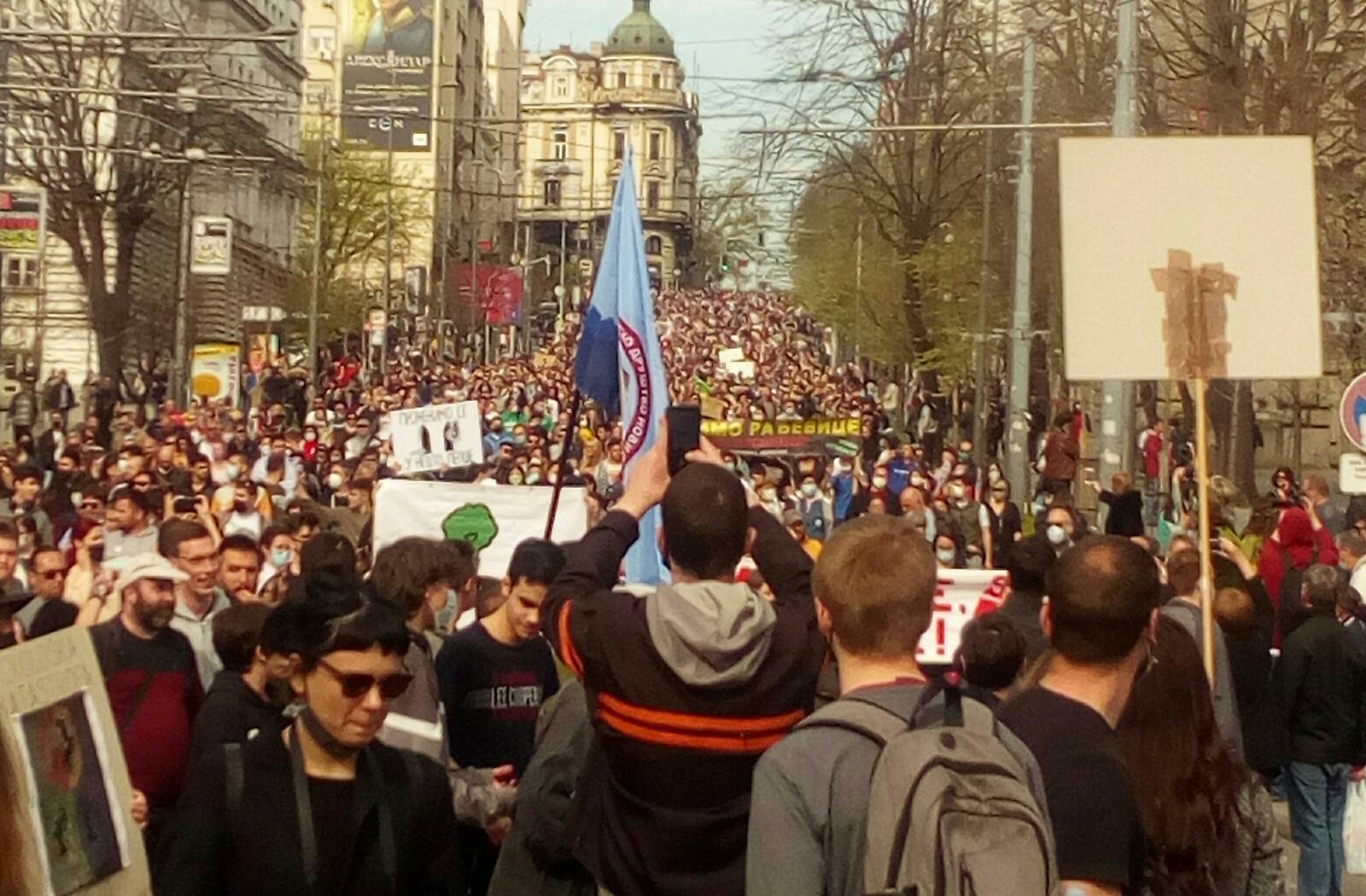 protest ekoloskoh aktivista foto Andrijana Spasov