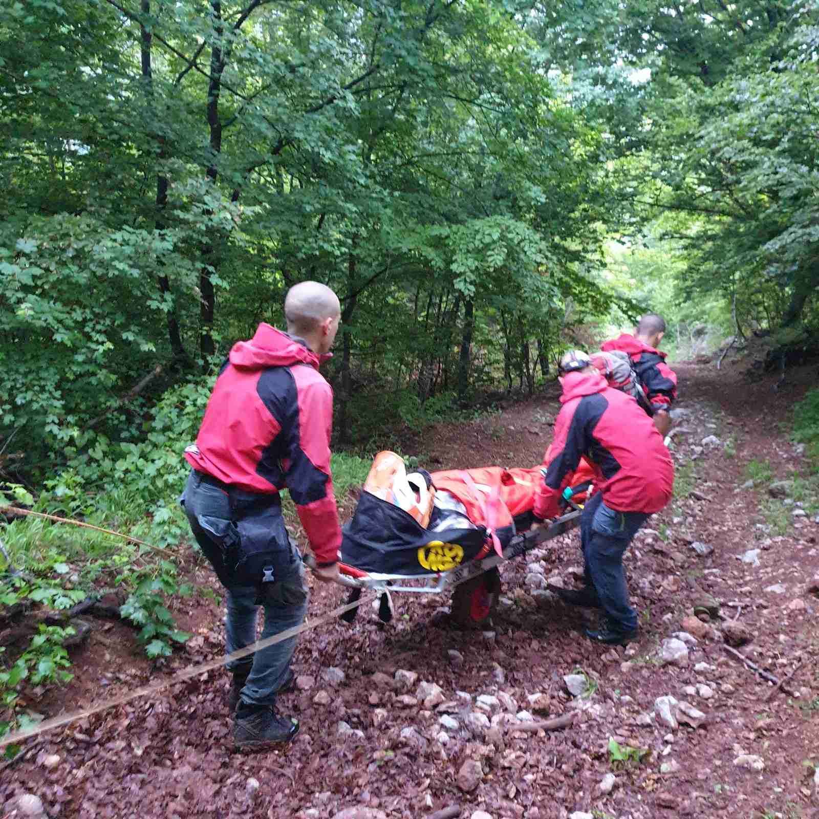 akcija spasavanja foto  Gorska služba spasavanja;
