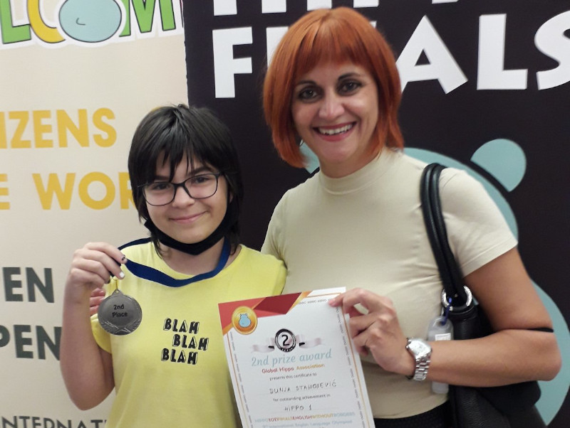 Vranjanka Dunja Stanojević osvojila srebro na jezičkoj olimpijadi u Italiji 6 Dunja jezicka olimpijada