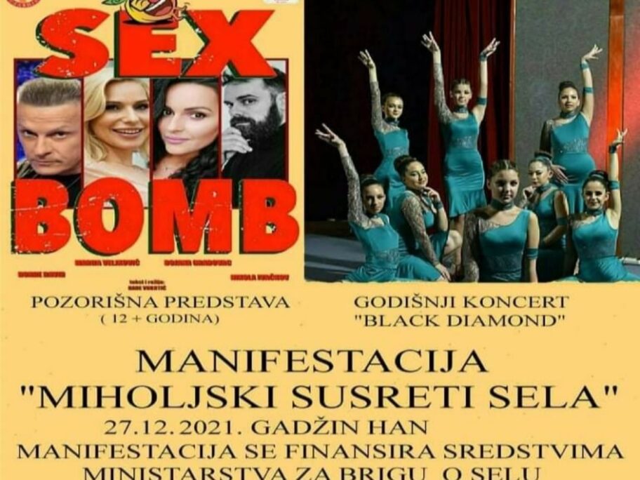 Predstava "Sex bomb" u Gadžinom Hanu na manifestaciji koja neguje tradiciju, o trošku građana 1 263733662 650680892614665 6912800106423012219 n