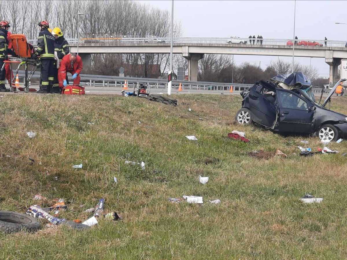 Dve devojke teško povređene u sudaru na auto-putu kod Leskovca 1 IMG 20220318 113201