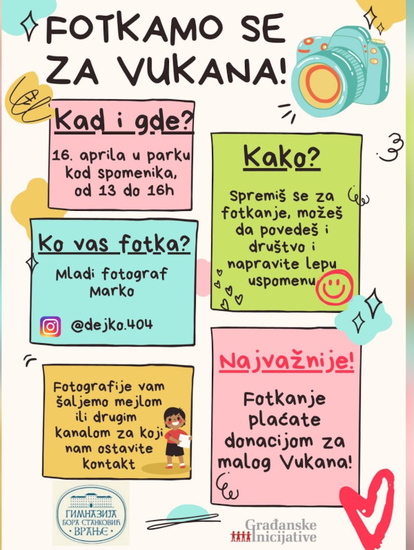 Fotkanje za Vukana