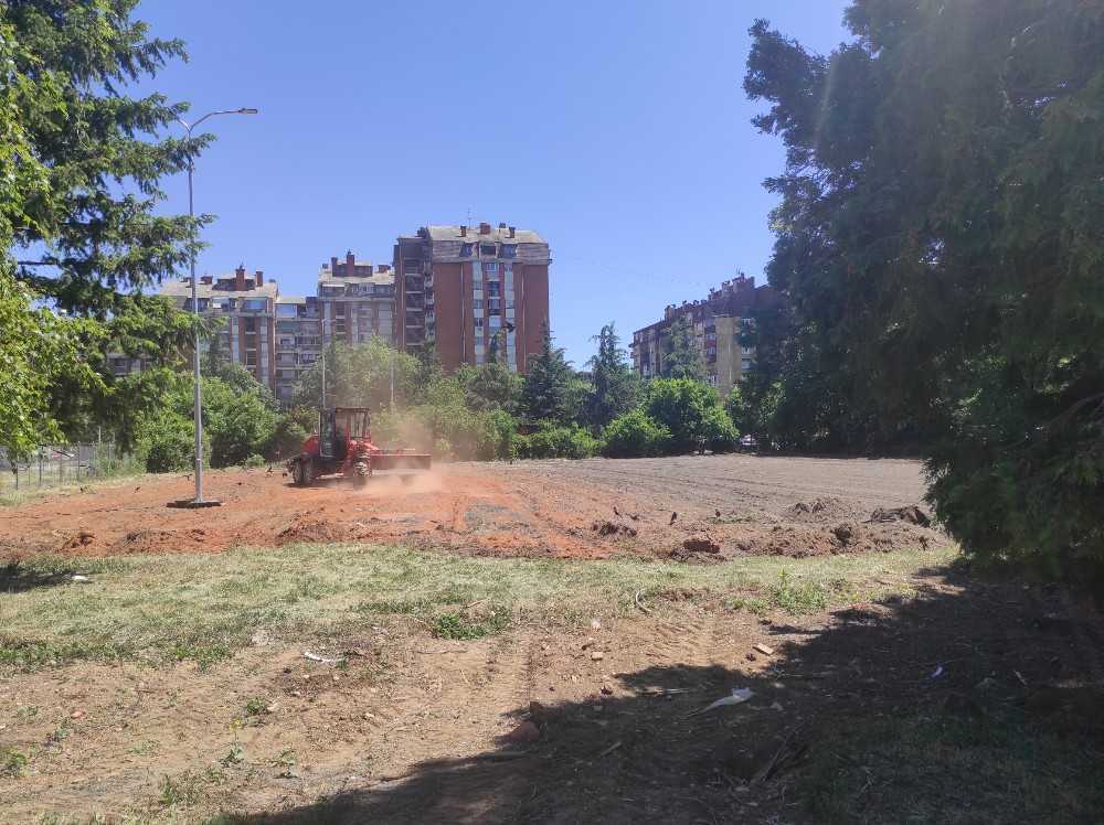 humanitarni parking pripremni radovi tt