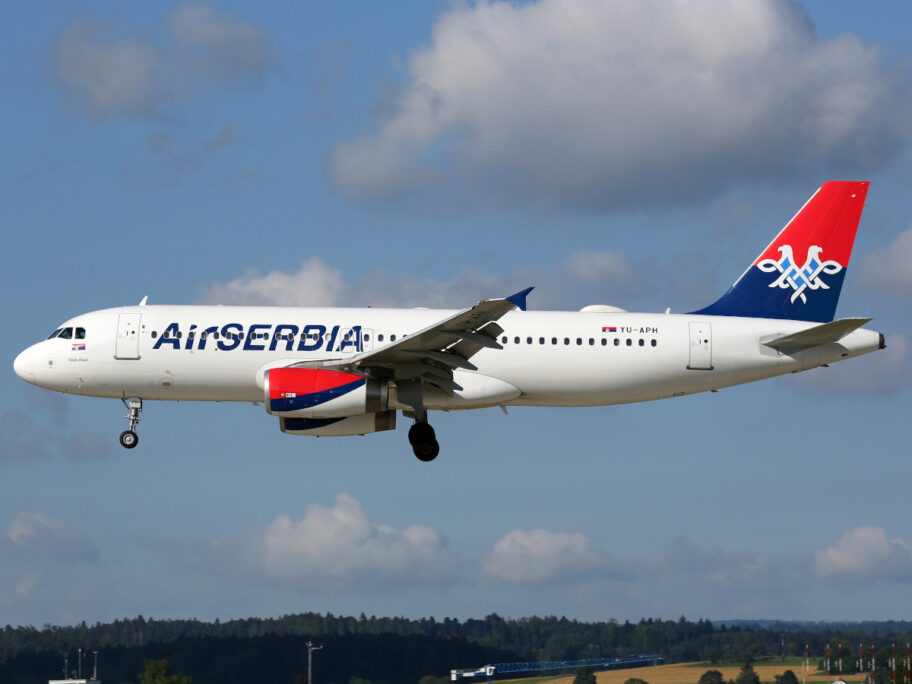 foto Air Serbia avion