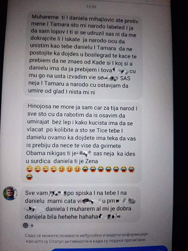 skrinšot prepiska Zaharijev