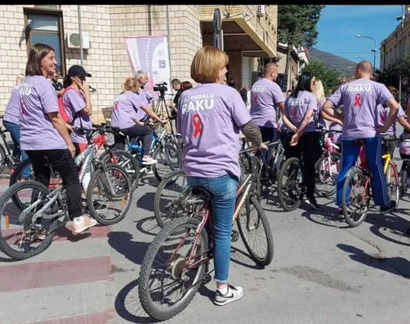 U Vranju biciklistička vožnja posvećena svim ženama obolelim od karcinoma dojke 12 Daj pedalu raku