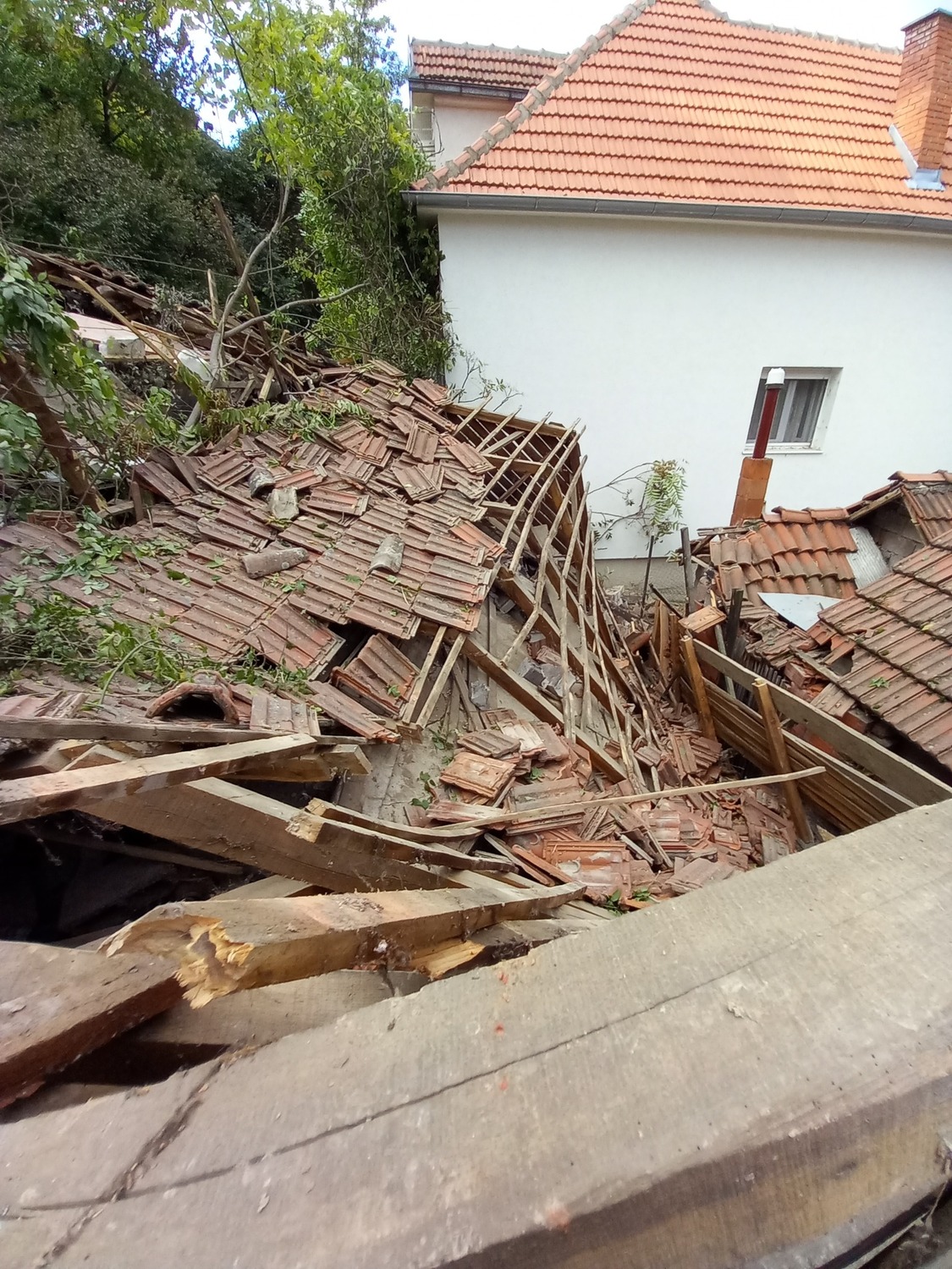 Klizište Aleksinac 2; foto Opština Aleksinac