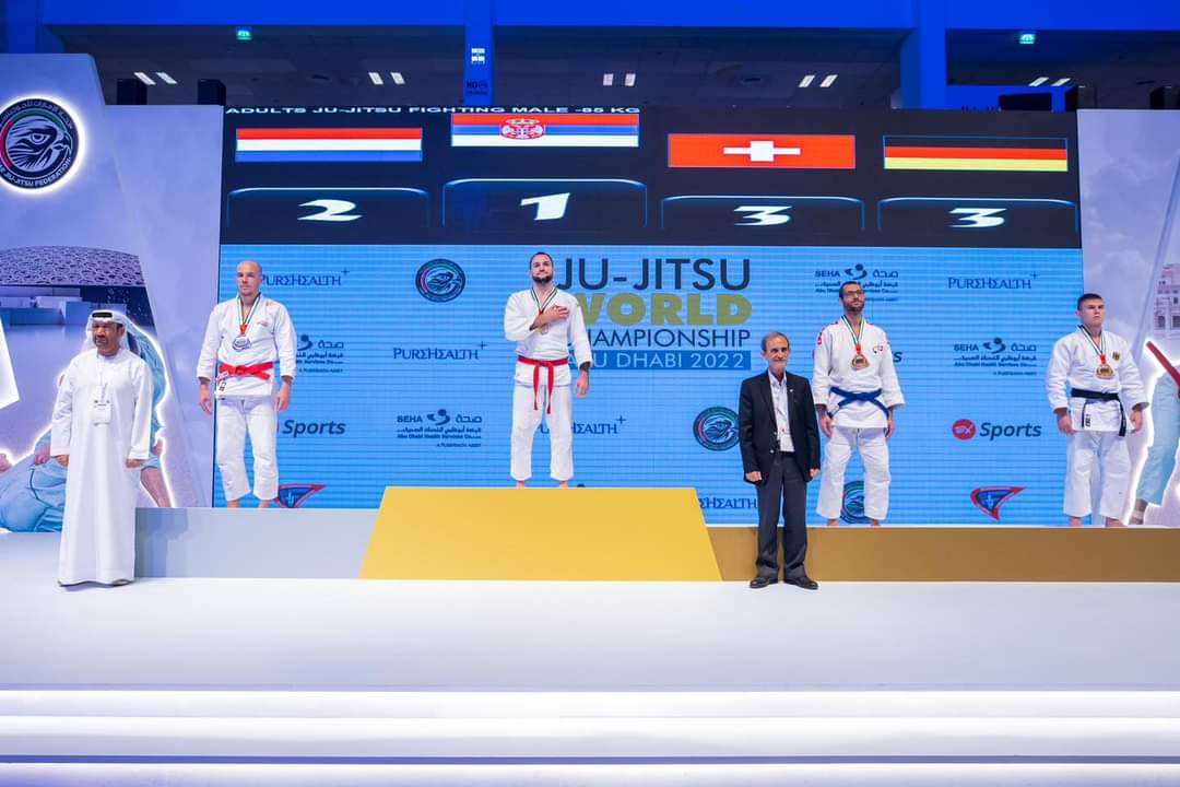 Nikola Trajković pobedničko postolje