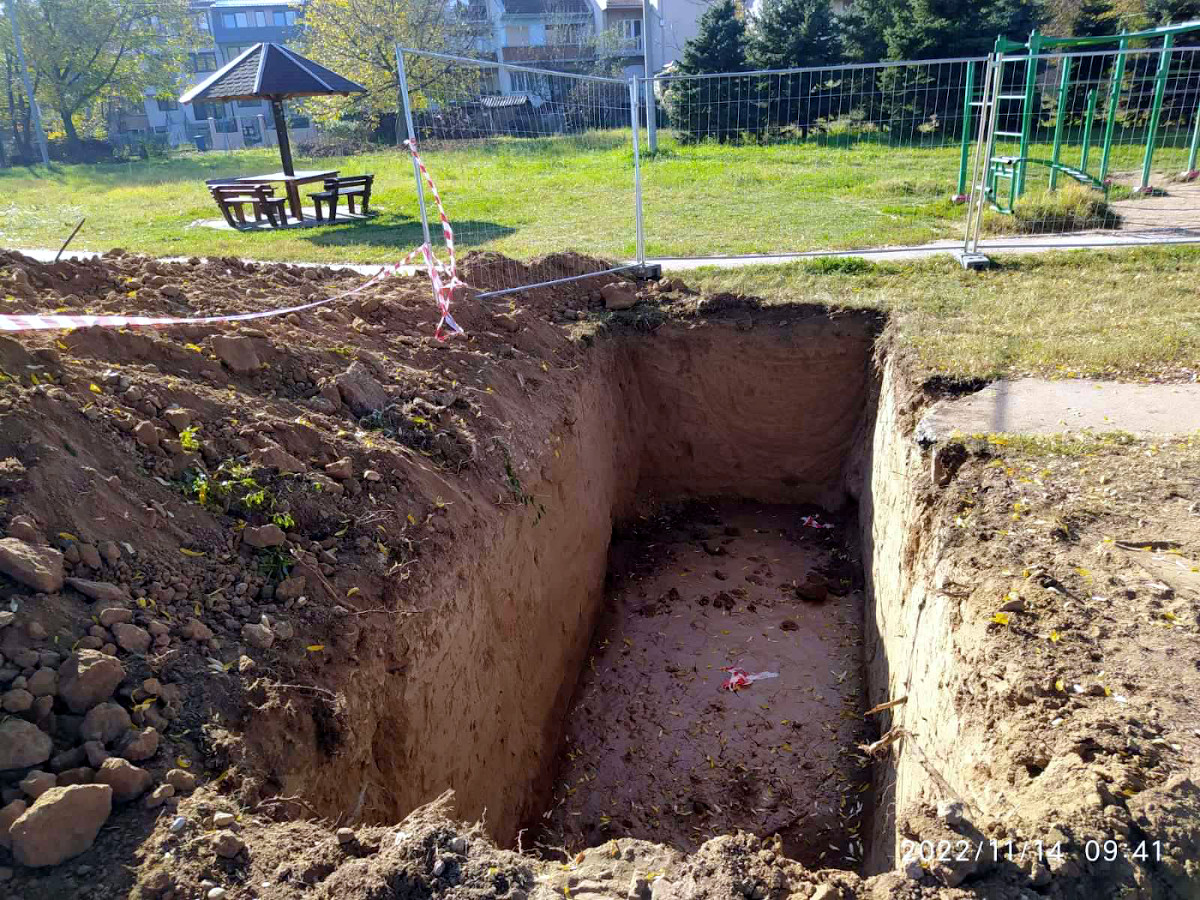 Radovi na keju Niš, novembar 2022, slika6; foto: čitateljka