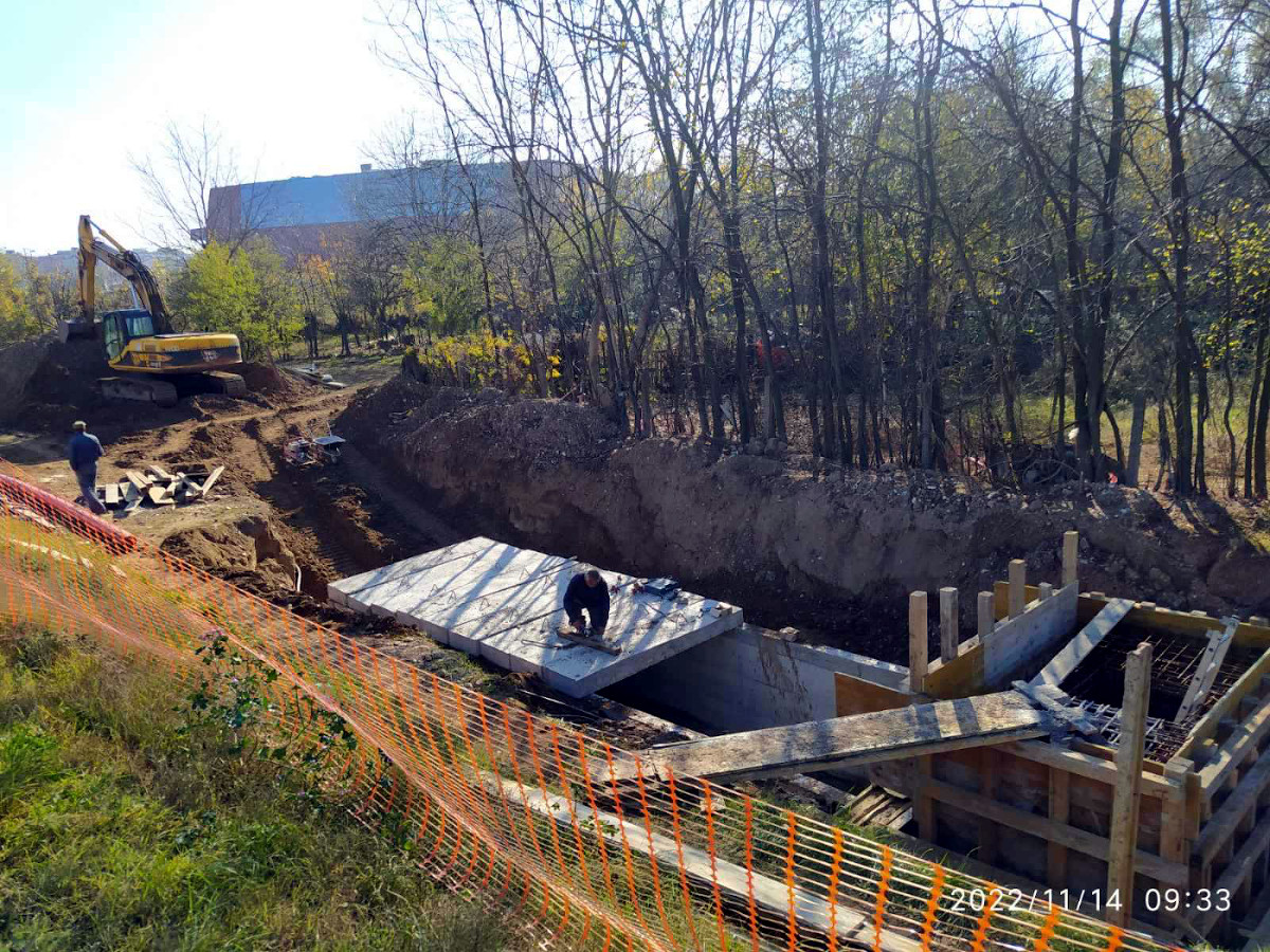 Radovi na keju Niš, novembar 2022, slika7; foto: čitateljka