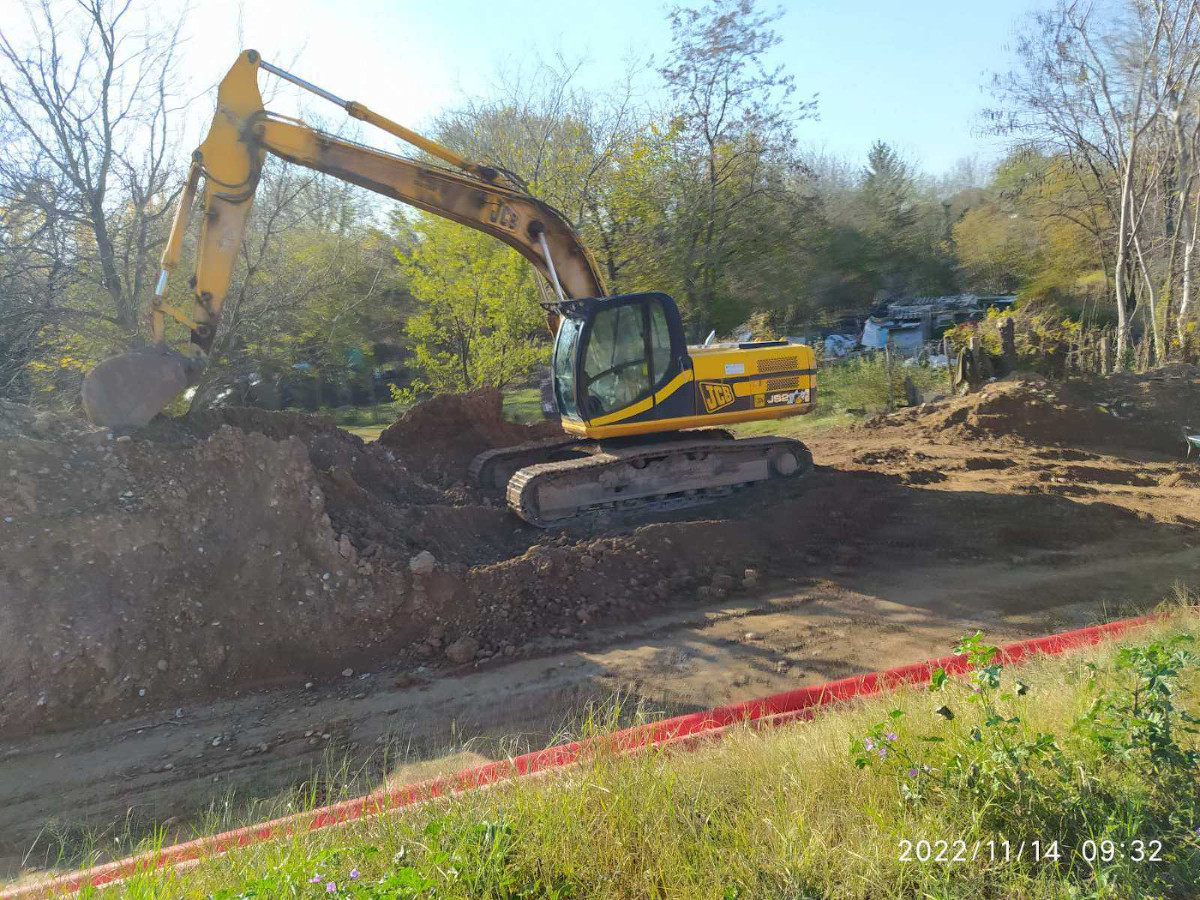 Radovi na keju Niš, novembar 2022, slika8; foto: čitateljka