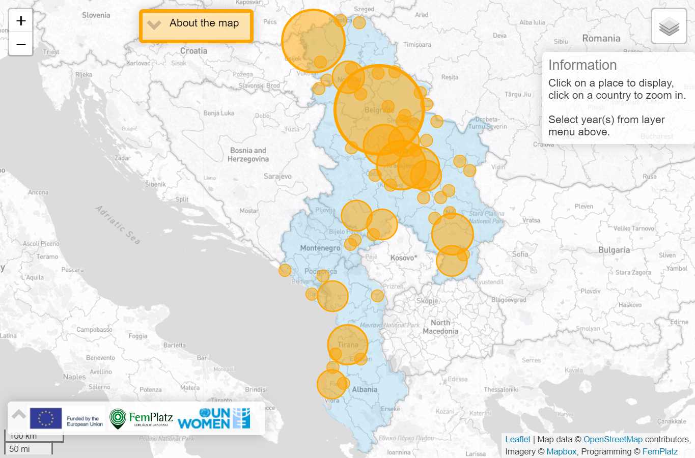 FemPlatz Femicide map
