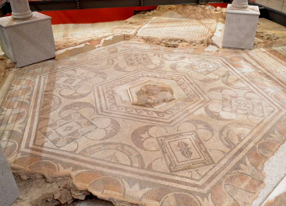 Arheološko nalazište Medijana; Mozaik