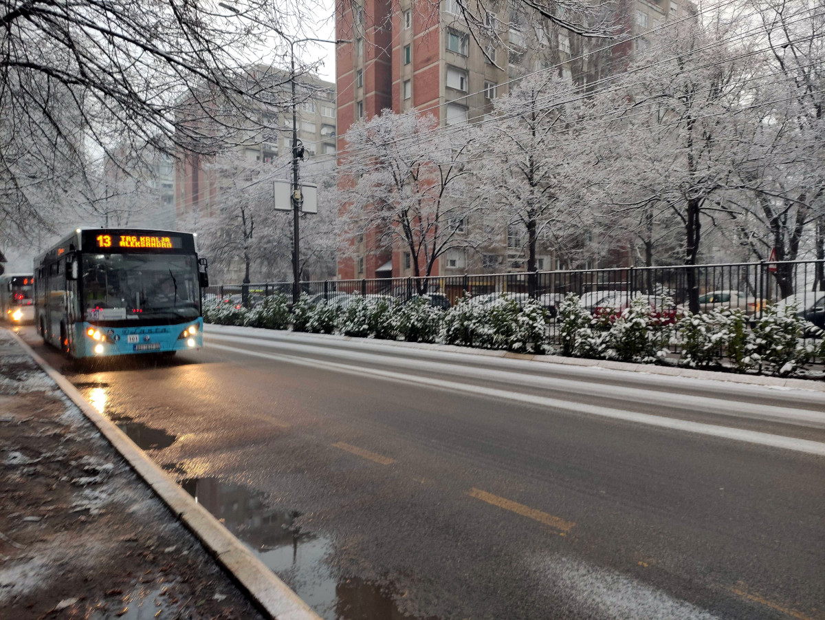 Sneg Niš 1, januar 2023; foto: JV Ljubica Jocić