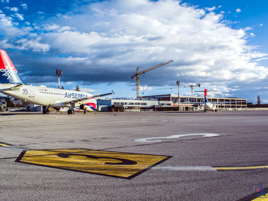 Aerodrom Nis februar 2023 foto FB Aerodrom Konstantin Veliki