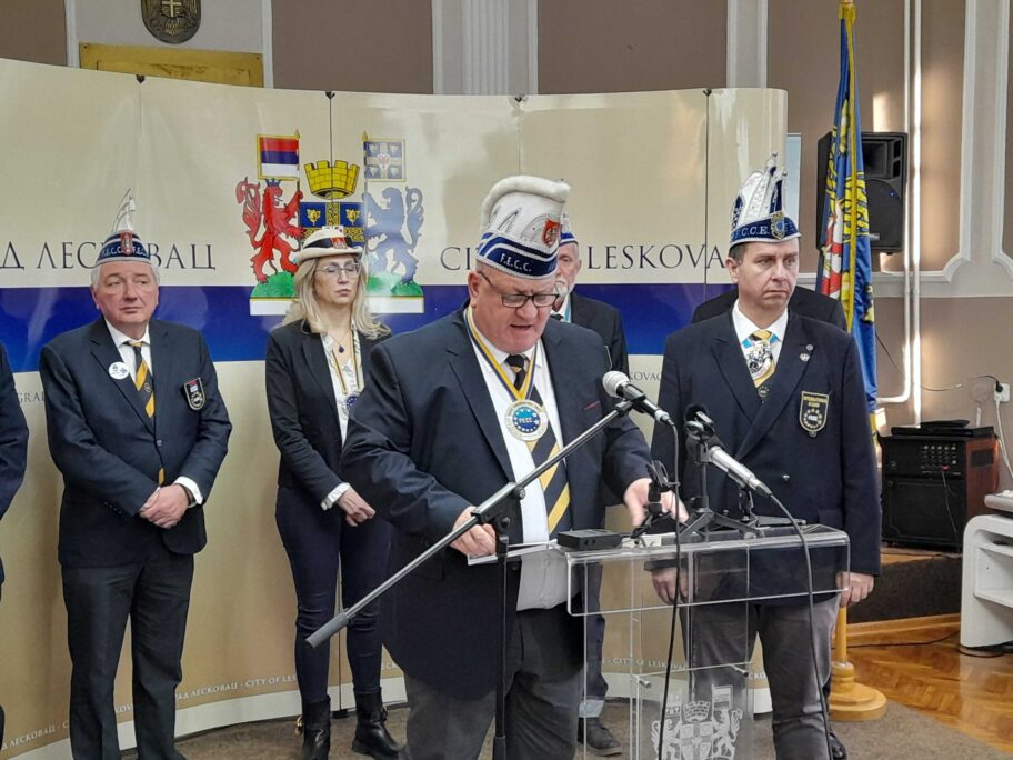 Gradonačelnik Leskovca ponovo izabran za predsednika Federacije evropskih karnevalskih gradova Srbije 6 20230209 143617 scaled