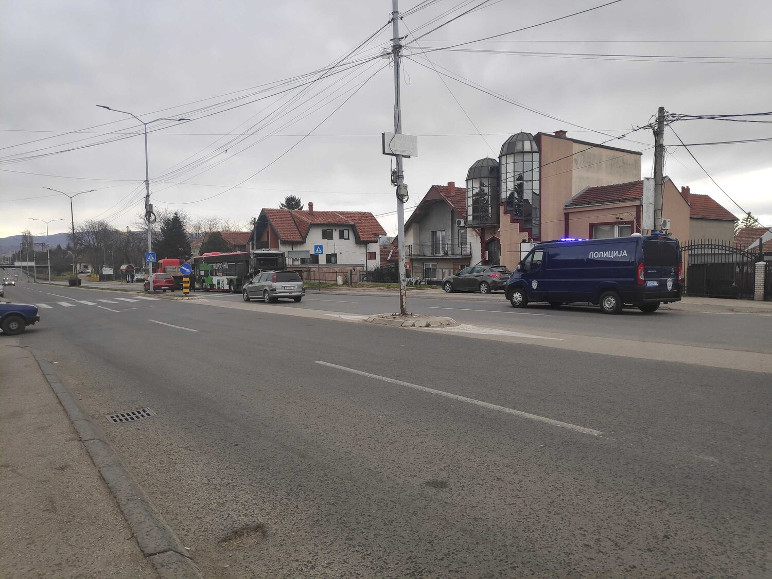 autobus zapaljen bulevar 12. februar