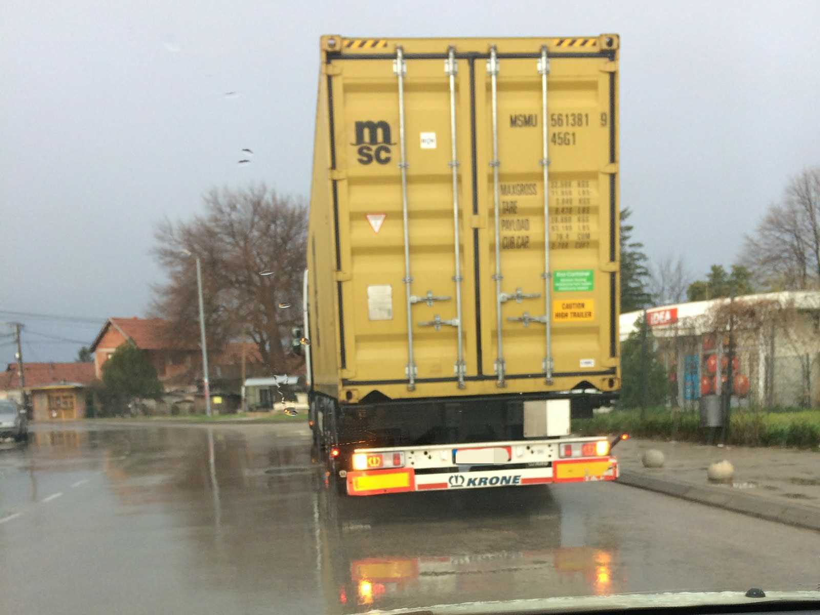 most, medosevac, kamioni