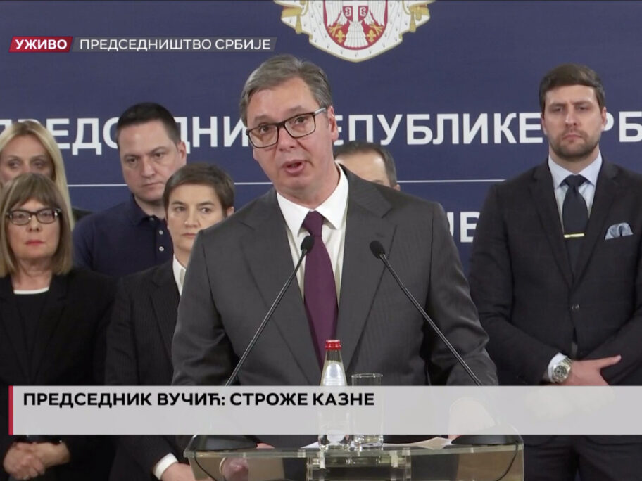 Vučić predložio uvođenje smrtne kazne, to nije prihvaćeno, ali jeste razoružavanje 10 Vucic kazne zbog ubistava foto printskrin