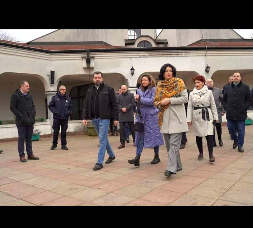 Mirko Perović sa gradonačelnicom obilazak; foto: FB Dragana Sotirovski