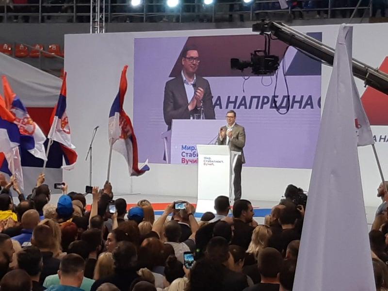 Vučić SNS Miting Niš; foto- JV