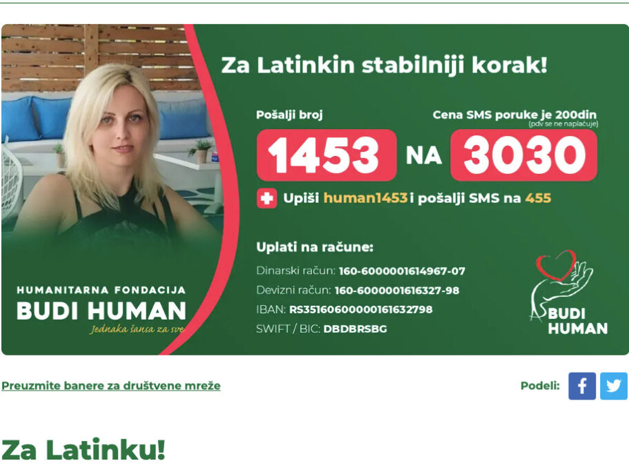 Latinka Djordjevic foto Budi human