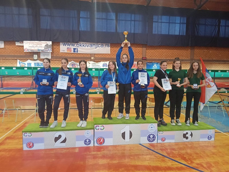 Drugu godinu zaredom pionirke prokupačkog Streljačkog kluba prve u Srbiji 18 strelci 1