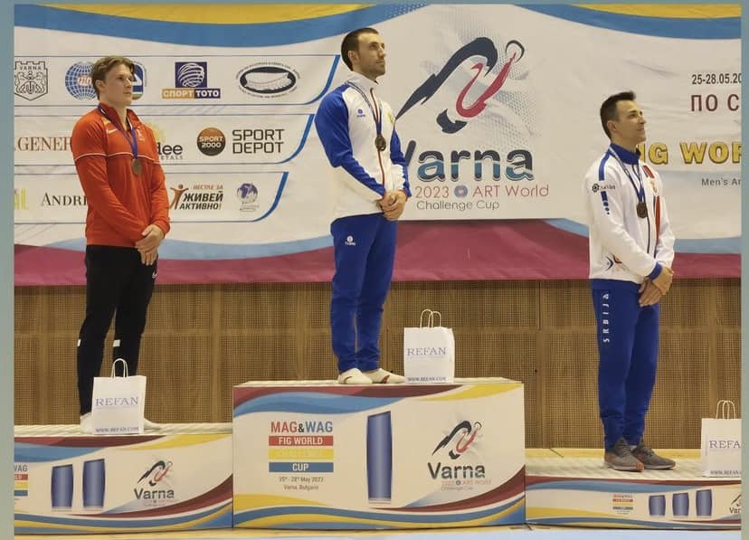 Posle 17 godina medalja za srpsku gimnastiku - Nišlija treći na Svetskom kupu 8 gimnastika dusan djordjevic