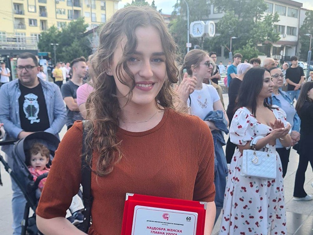 Niška glumica nagrađena na međunarodnom festivalu u Severnoj Makedoniji 1 andjelija
