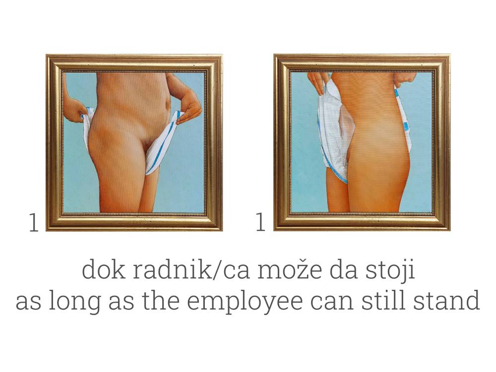 Ispovesti radnika o uslovima u fabrikama i radničke pelene na izložbi u Nišu 1 Izlozba pelene 3