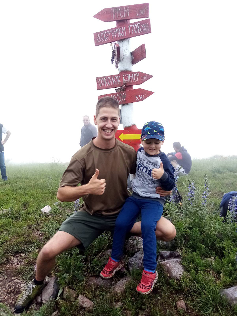 Uspon na Trem David 4; foto: privatna arhiva