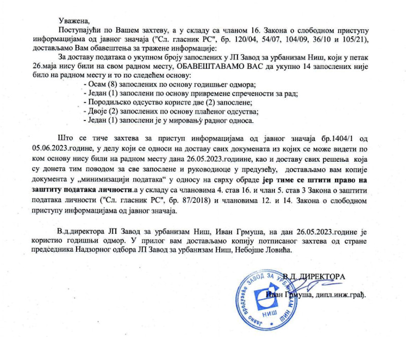 ZAVOD ZA URBANIZAM ODGOVOR; foto: JV