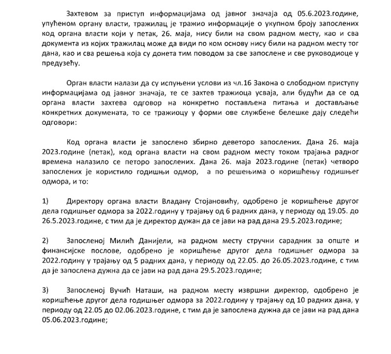 GRADSKA STAMBENA AGENCIJA ODGOVOR; foto: JV