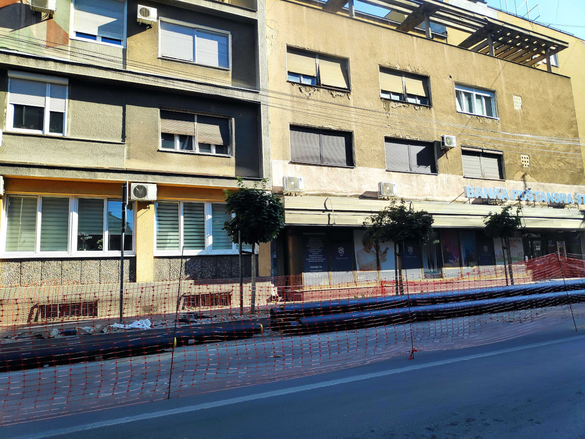 Rekonstrukcija toplovoda centar Niša3; foto: JV-Jovana Stojanović