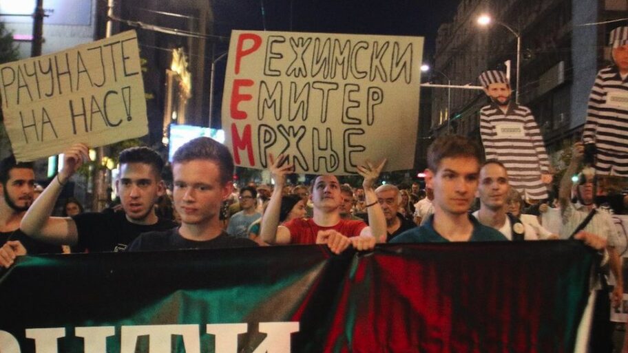 Srbija i politika: Petnaesti protest „Srbija protiv nasilja“ na ulicama Beograda u znak podrške meštanima Bačke Palanke 10 130786777 b197f9f9 5aa4 44fa 8804 a82daeb96c94