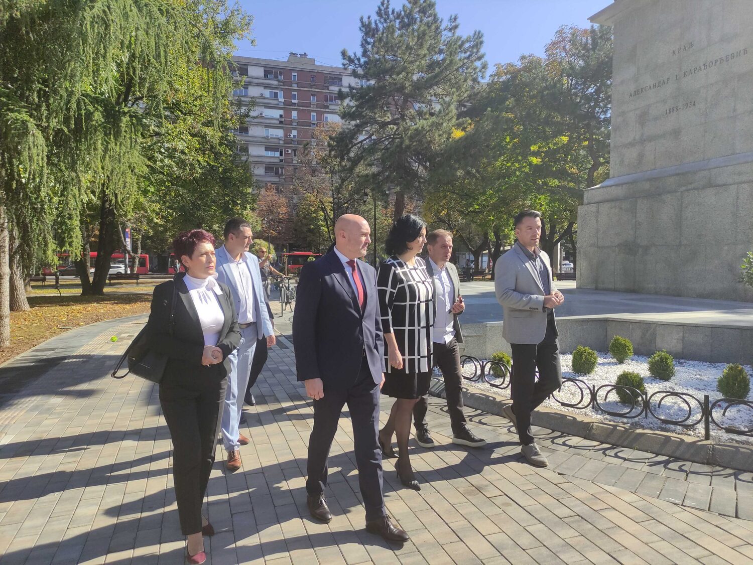 park trg kralja aleksandra gradonačelnica