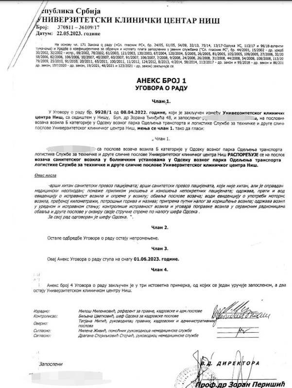 Aneks ugovora; foto: JV