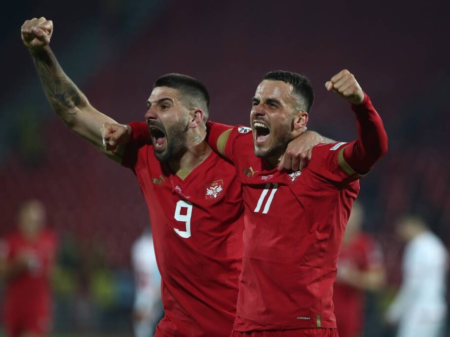 UEFA smanjila kaznu - jedna tribina stadiona u Leskovcu otvorena za navijače 3 fudbalska reprezentacija Srbije foto fss