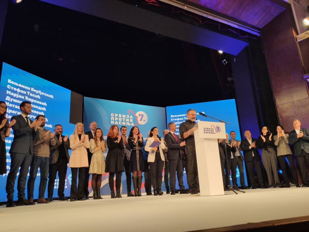 Plan za borbu protiv korupcije i ispunjenje zahteva sa protesta - opozicija kampanju krenula iz Niša 1 Srbija protiv nasilja 3