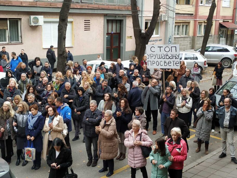protest prosveta