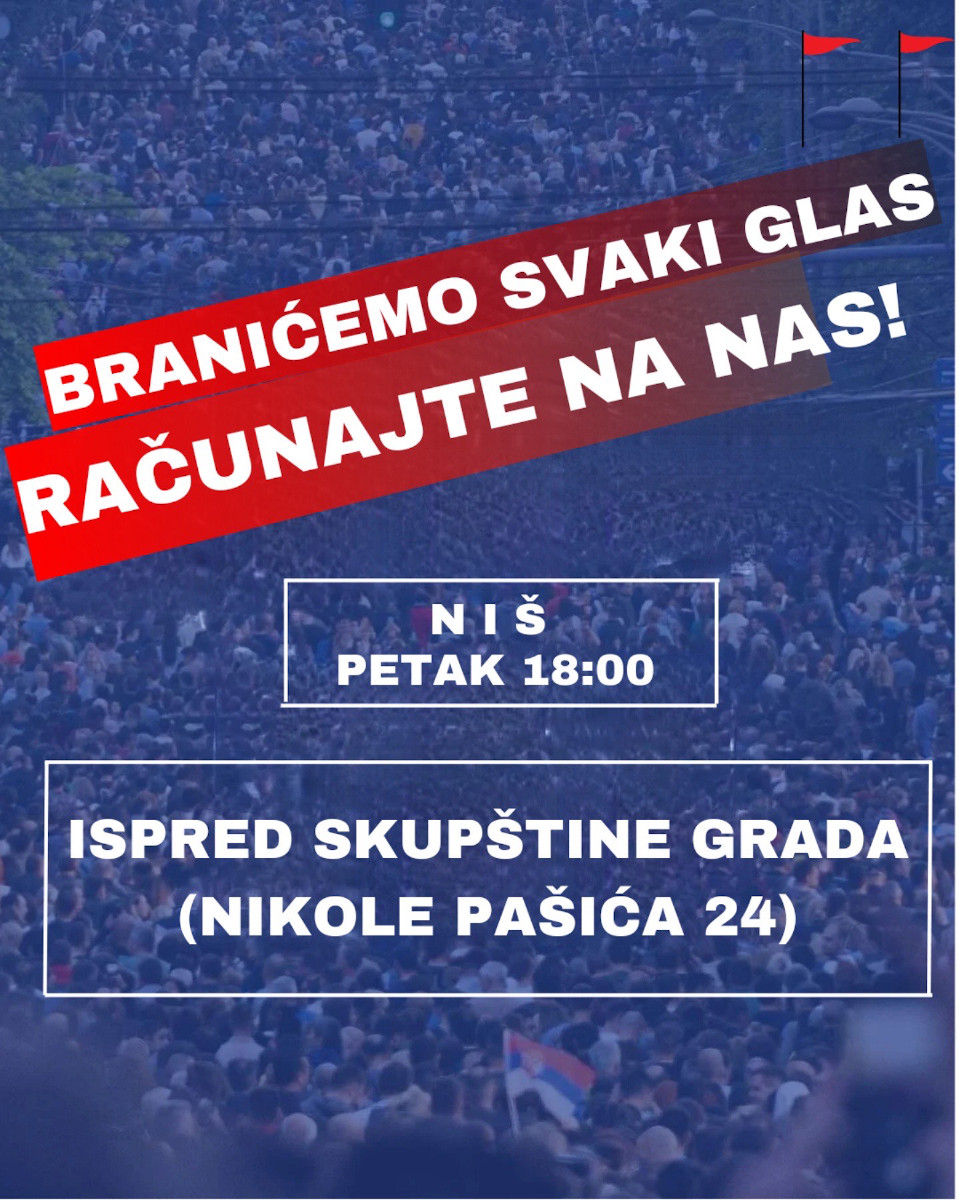 protest Niš izbori
