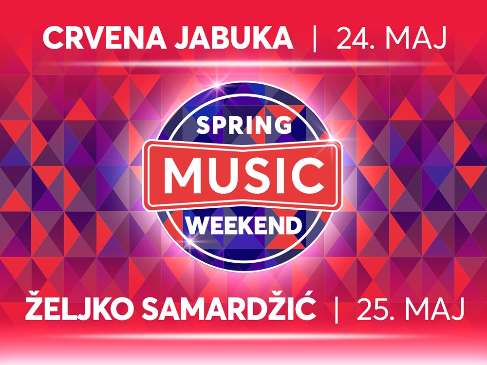 Na "Spring Music Weekend"-u u Nišu nastupaju Crvena jabuka i Željko Samardžić 1 objedinjeni vizual copy