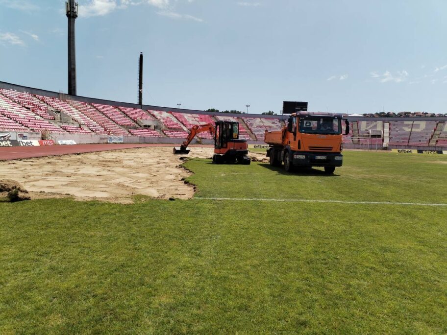 Počeli radovi na "Čairu" - Radnički dobija hibridni teren 7 stadion cair radovi jun 2024 foto ljubica jocic 2