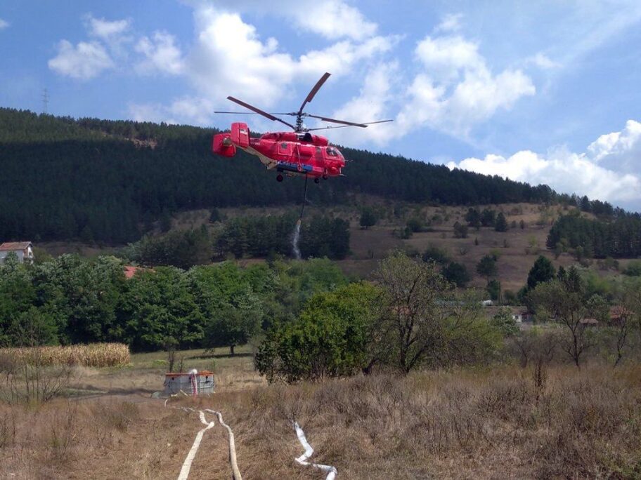 pozar helikopter foto mup