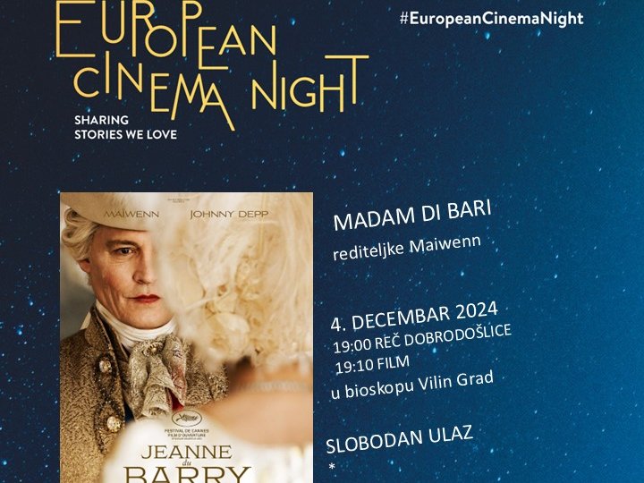 VG Noc evropskog filma Madam di Bari