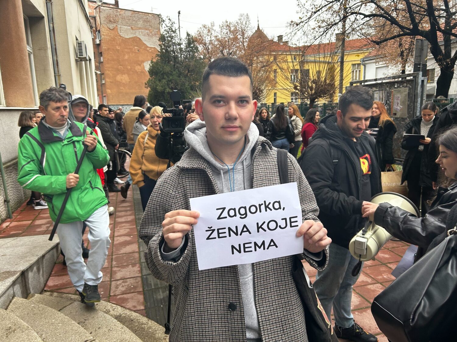 Blokada Filozofskog fakulteta Nis, foto Nikola Djukic 1