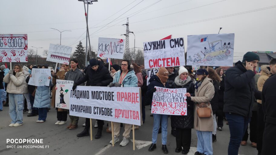 “Kreće hajka generalnog štrajka”- veliki protest u Nišu i podrška prosvetarima 6 IMG 20250119 160108